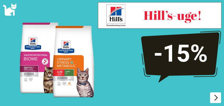 Hill's week, aanbieding 2 Prescription Diet kleine zakken kat 15% korting Let op van 14 tm 20 sep CAT
